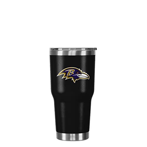 FOCO Baltimore Ravens NFL Team Logo 30 oz Tumbler - Black