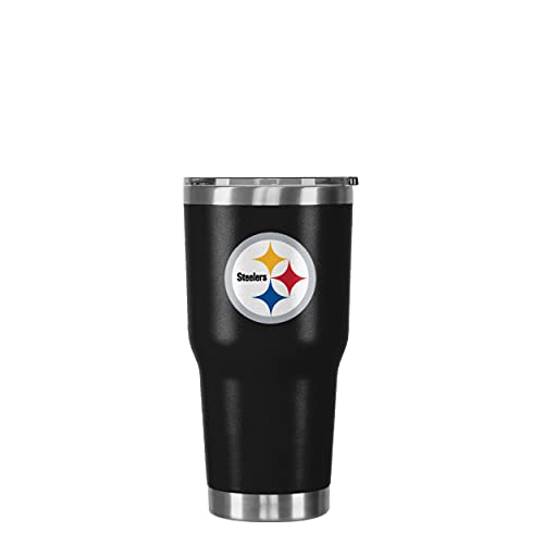 FOCO Pittsburgh Steelers NFL Team Logo 30 oz Tumbler - Black