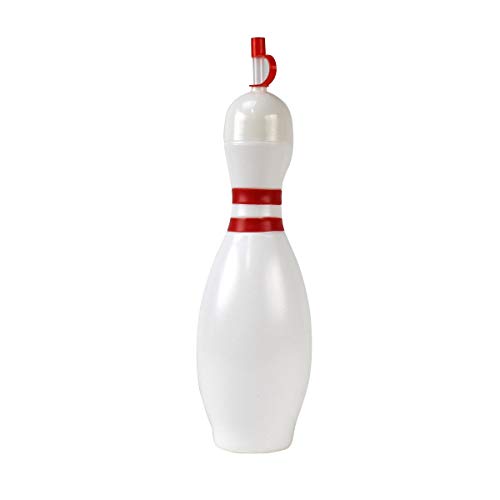 Treasure Gurus 24oz Bowling Pin Water Bottle Novelty Bowler Gag Gift Travel Sippy Cup