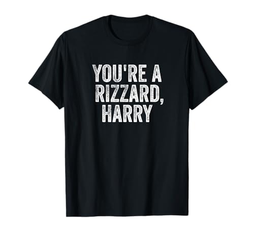 Funny You're a Rizzard, Harry W Rizz Meme Line T-Shirt