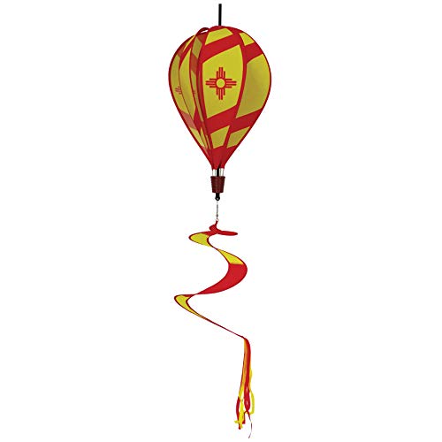 In the Breeze New Mexico Hot Air Balloon Wind Spinner,11' W x 17' H, 30' Tail