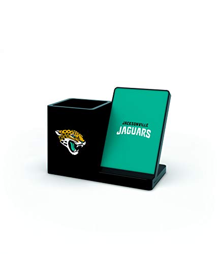 SOAR NFL Wireless Charger and Desktop Organizer, Jacksonville Jaguars