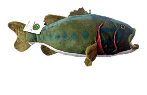 ADORE 17' Cranky the Largemouth Bass Fish Stuffed Animal Plush Walltoy Wall Mount