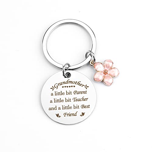 Mothers Day Gifts for Grandma from Granddaughter, Grandma Keychain, Grandma Birthday Gifts, Valentines Day Gifts for Grandma Christmas Gifts Mother's Day Presents Ideas for Grandma, Thank You Gifts