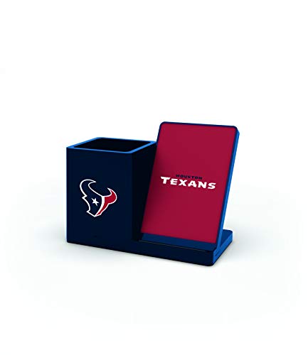 SOAR NFL Wireless Charger and Desktop Organizer, Houston Texans