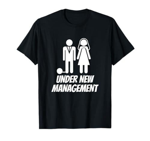 Funny Just Married T-shirt, Fun Newlywed Gag Gifts For Men T-Shirt