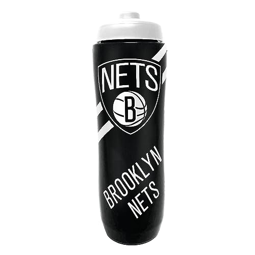 Party Animal NBA Brooklyn Nets Squeezy Water Bottle