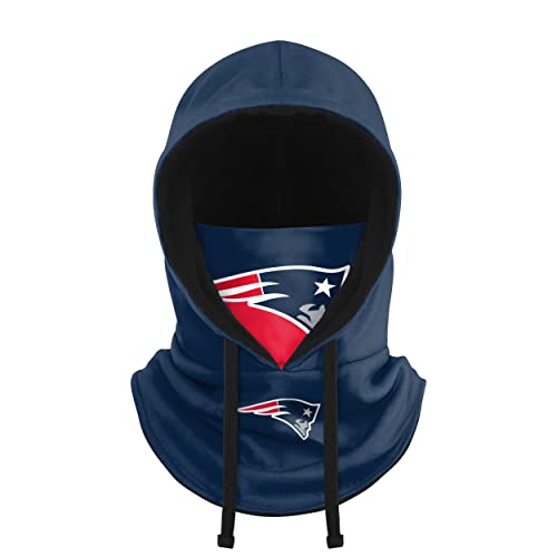 FOCO New England Patriots NFL Drawstring Hooded Gaiter