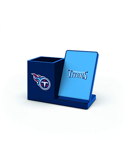 SOAR NFL Wireless Charger and Desktop Organizer, Tennessee Titans