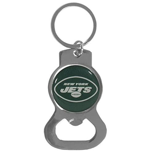 NFL Siskiyou Sports Fan Shop New York Jets Bottle Opener Key Chain One Size Team Color