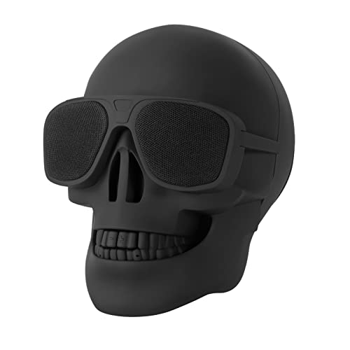 YSEECHENS Skull Speaker Wireless Portable Bluetooth Speakers 8W Output Bass Stereo for Desktop PC/Laptop/Mobile Phone/MP3/MP4 Player