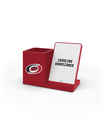 SOAR NHL Wireless Charger and Desktop Organizer, Carolina Hurricanes