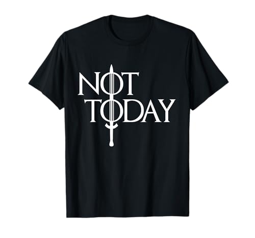 Men Women Not Today Vintage Cosplay T-Shirt