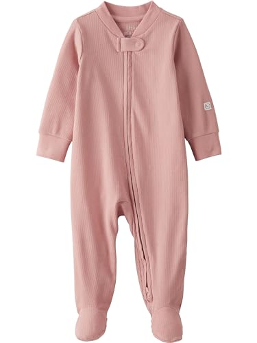 little planet by carter's unisex-baby Sleep and Play made with Organic Cotton, Dusty Rose , 3M