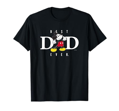 Disney Mickey Mouse Best Dad Ever Thumbs Up Father’s Day T-Shirt