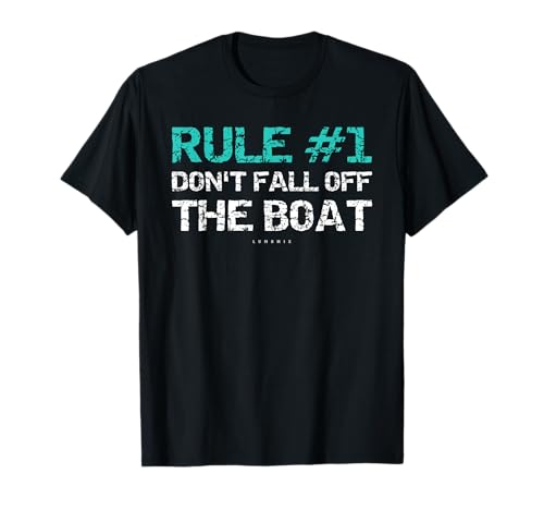 Funny Cruise Shirts - Rule #1 Don't Fall Off The Boat Shirt T-Shirt