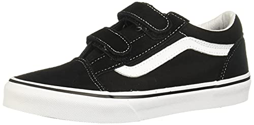 Vans Toddler's Old Skool, Black/True White, Size 10 Toddler