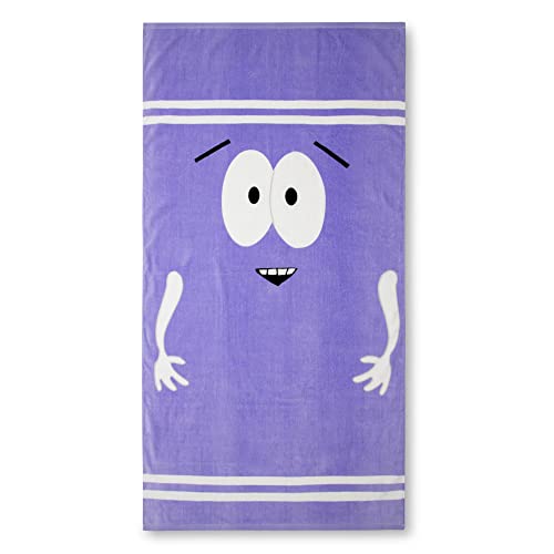 Toynk South Park Towelie Bath Towel, Swimming Pool Travel Accessories for The Pool, Beach, Ultra Super Soft Cotton, Quick Dry Absorption, Home Decor Accessories for Bathroom, Gym, Spa, 30 x 60 Inches