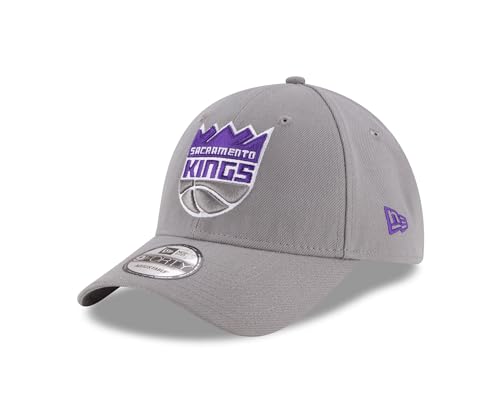 New Era NBA 9FORTY Sacramento Kings Hat The League Adult Adjustable Cap Gray