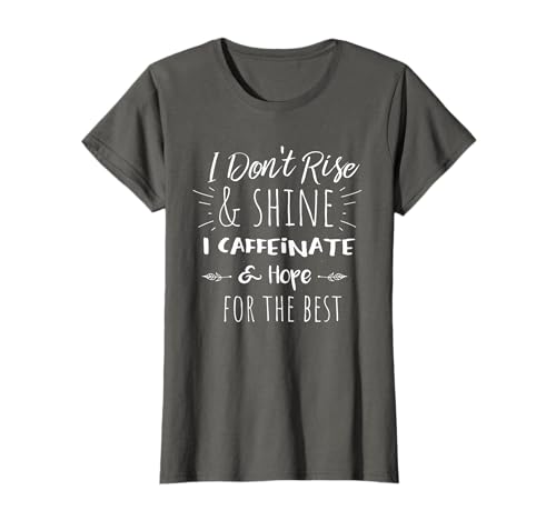 Funny Coffee Coffee Lover Saying Gift for Her Mom Wine T-Shirt