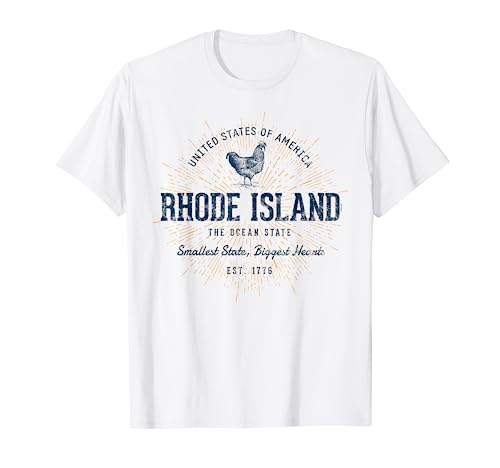 Retro Vintage State of Rhode Island T-Shirt