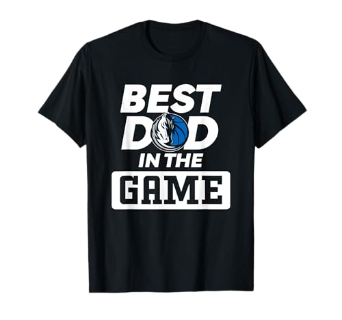 Mens NBA Father's Day Best Dad In The Game Mavericks Logo T-Shirt