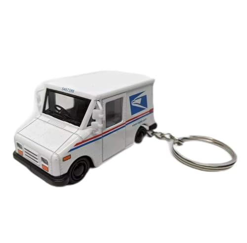 📬KiNSMART Die Cast 2.5 Inch United States Postal Service Truck USPS Grumman LLV 1:72 Scale 2.5in Key-Chain