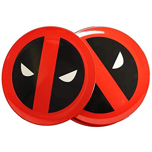 Marvel Dead Pool Round Plate 4-Piece Set