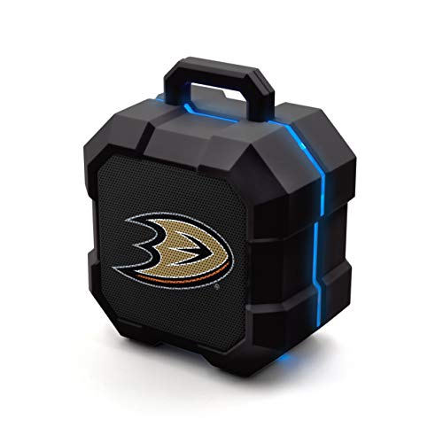 NHL Anaheim Ducks ShockBox LED Wireless Bluetooth Speaker, Team Color