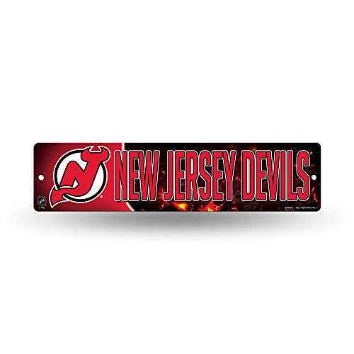 Rico Industries HSN8301 Plastic Street Sign , New Jersey Devils