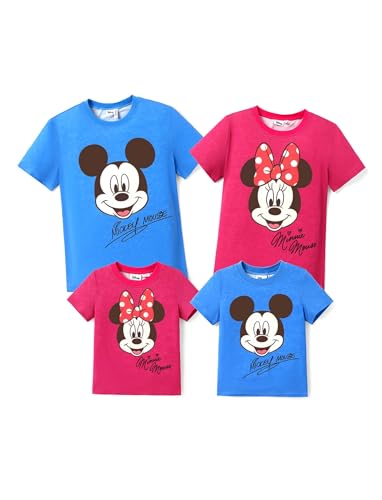 Disney Mickey and Friends Family Matching Classic T-Shirt Personalized Family Outfit Color block Men L