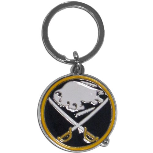 NHL Siskiyou Sports Fan Shop Buffalo Sabres Chrome & Enameled Key Chain One Size Team Colors