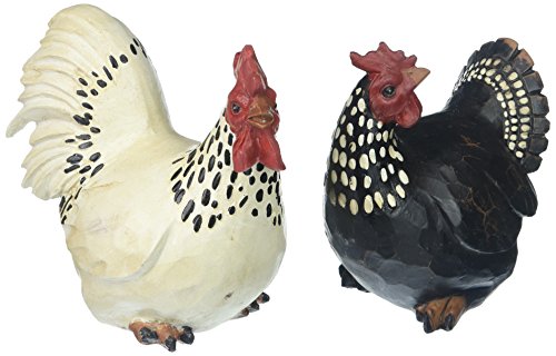 Abbott Collection 27-BW/590 Figurine, 4' & 5', Sitting Rooster & Hen