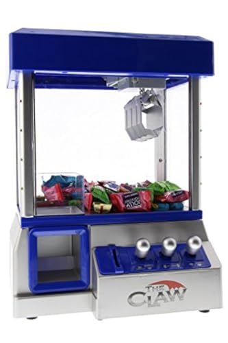 Mini Claw Machine For Kids – The Toy Grabber is Ideal for Children and Parties, Fill with Small Toys and Candy – Feature LED Lights, Loud Sound Effects and Coins