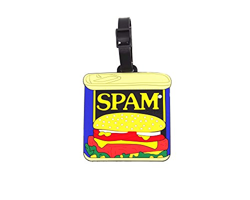 CellDesigns Cartoon Luggage Tag Suitcase ID Tag with Adjustable Strap (Spam)