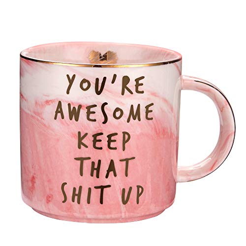 Thank You Gifts, Christmas Gifts for Women - Funny Inspirational, Thoughtful, Birthday, Friendship, New Job Gifts Ideas for Women Friends, Coworkers, Boss, Employee - Ceramic Coffee Cup