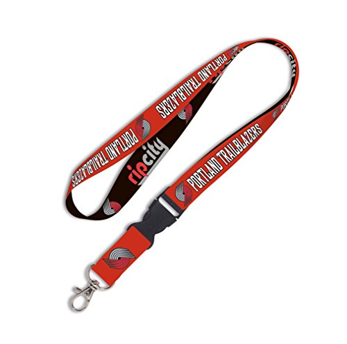 Wincraft NBA Portland Trail Blazers Lanyard with Detachable Buckle, 3/4'