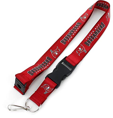 aminco NFL Tampa Bay Buccaneers Team Lanyard,unisex,Team Color,One Size