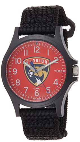 Timex Men's NHL Pride 40mm Watch – Florida Panthers with Black FastWrap Strap