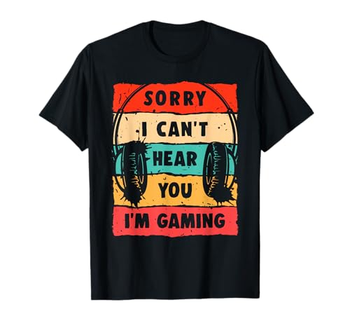 Funny Gamer Shirt for Teens Boys Men Video Gaming T-Shirt