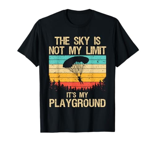 Cool Skydiving Art For Men Women Skydive Parachute Skydiver T-Shirt