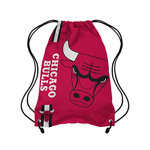 FOCO Chicago Bulls NBA Big Logo Drawstring Backpack