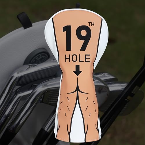 Golf Headcover Funny Driver Headcover, 19th Hole Golf Driver Head Cover with Magnet Gag Golf Gift