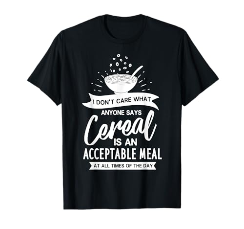 Cereal Killer Gift Bowl Box Breakfast T-Shirt