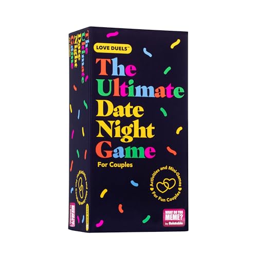 The Ultimate Date Night Game by Relatable, Great for Couples Games and Stay at Home Date Night Ideas, From The Creaters of Let's Get Deep Relationship Card Game, Includes 300 Cards and Spinner