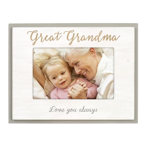 Malden International Designs 80116-46 Mother's Day 4X6 Grandma Laser, White, Gray