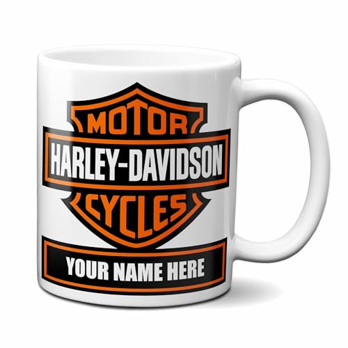 Personalized Harley Davidson Coffee Mug 11oz Ceramic Drinkware