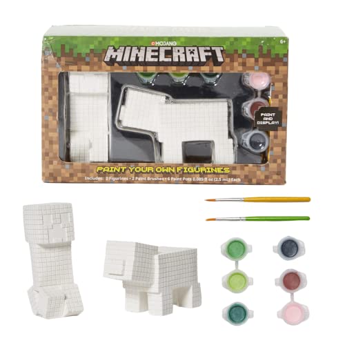 Minecraft Paint Your Own Figurines Arts and Crafts Set for Boys and Girls