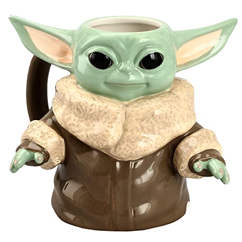 Star Wars The Mandalorian The Child Grogu 20 Oz Sculpted Ceramic Mug