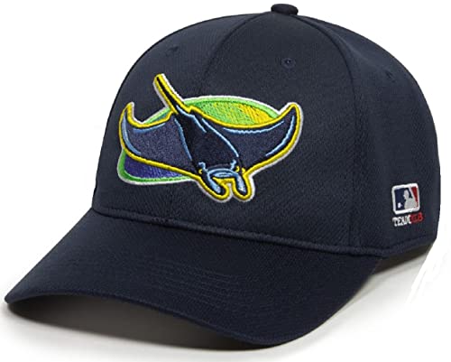 OC Sports Tampa Bay Rays Cooperstown Navy Blue Legacy Vintage Hat Cap Adult Men's Adjustable